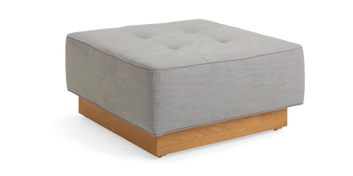 West Elm Work Conover Plinth Sectional Ottoman