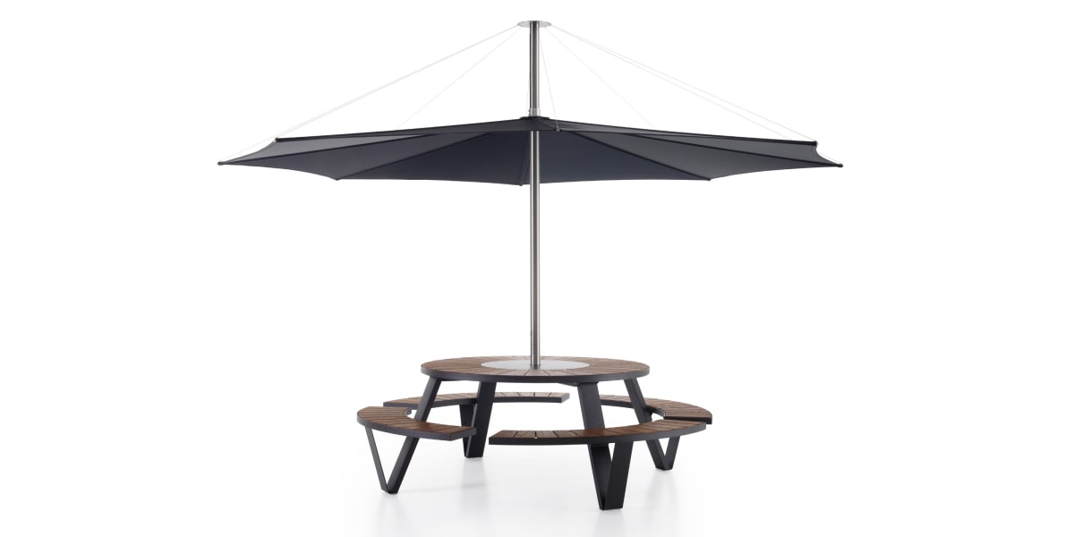 Extremis Pantagruel Table with Inumbrina Parasol