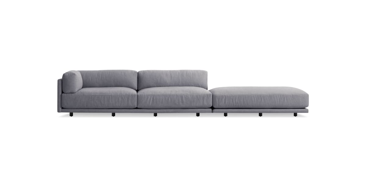 Blu Dot Sunday Long and Low Sectional Sofa