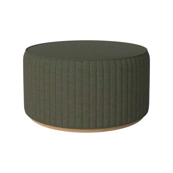 EMEA BOLIA Rigato Pouf on a white background