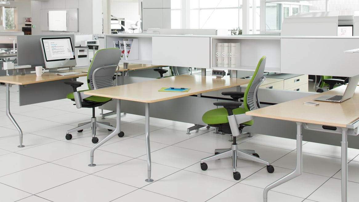 Leap office chair by Steelcase at c:scape office workstation