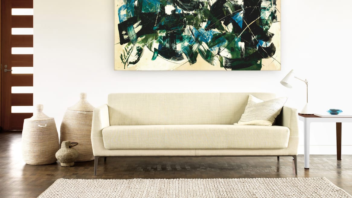 Cream-colored Visalia Lounge Sofa