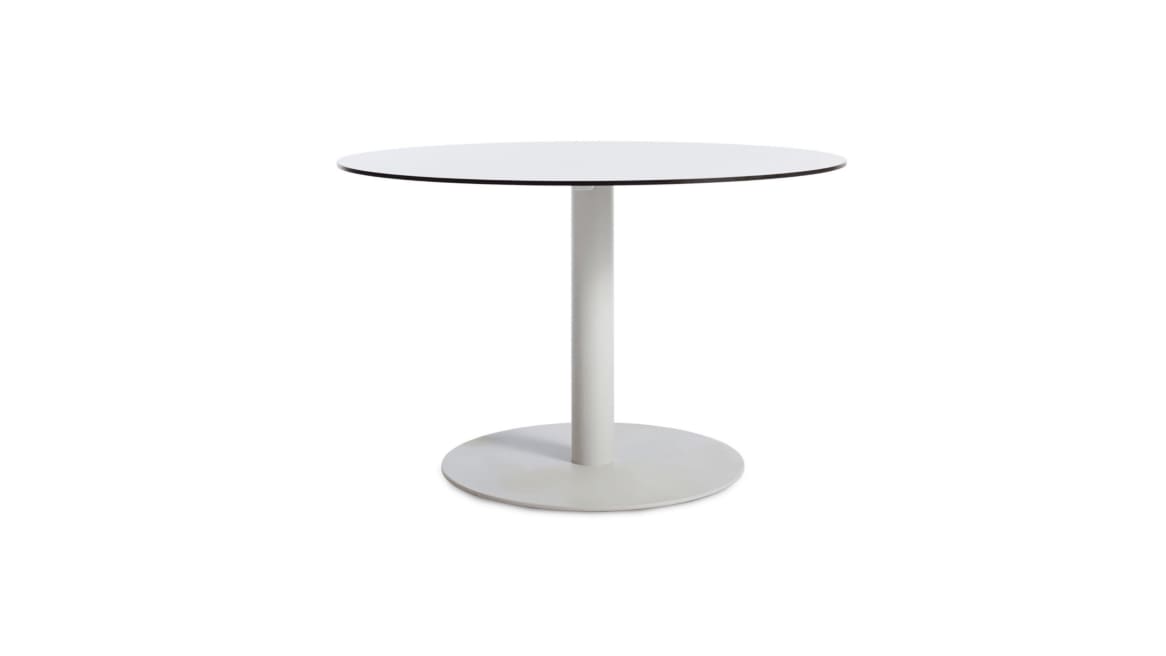 Blu Dot Skiff Outdoor Table on white
