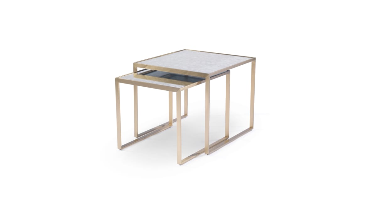 MGBW Astor Nesting Side Tables on white