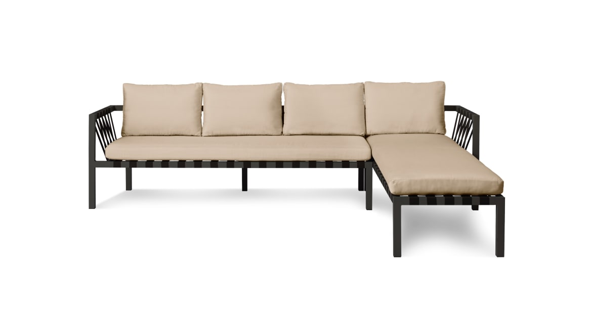 Blu Dot Jibe Outdoor Sectional On White