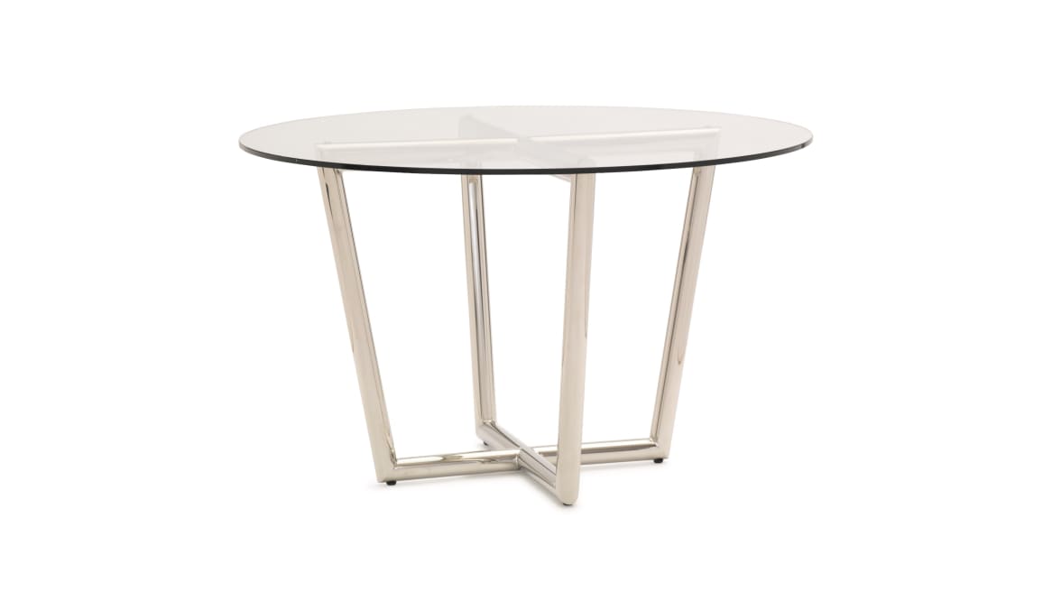 MGBW Modern Round Table On White