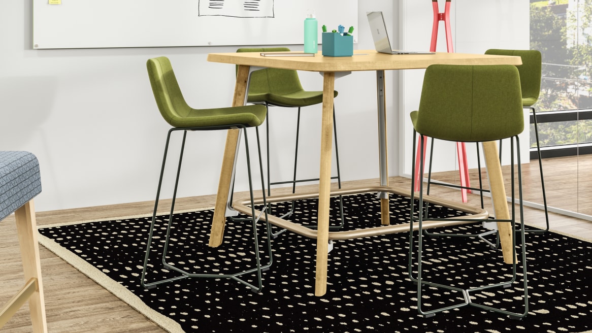 Meeting Zone with West Elm Work Slope Stool