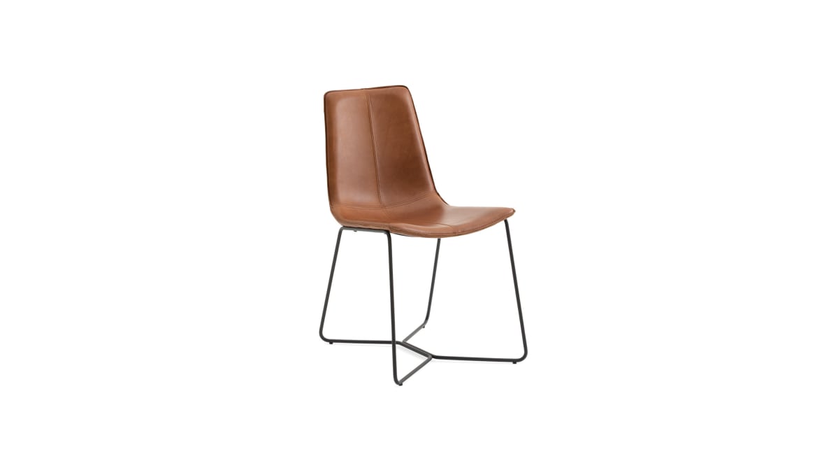 West Elm Work Slope Stock Seating, West Elm Saddle Dining Chair