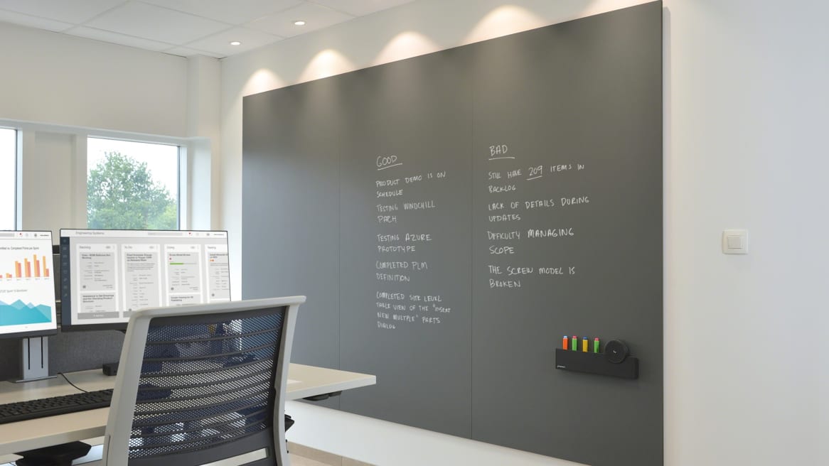 Flow Magnetic Whiteboard Wall Panel Steelcase