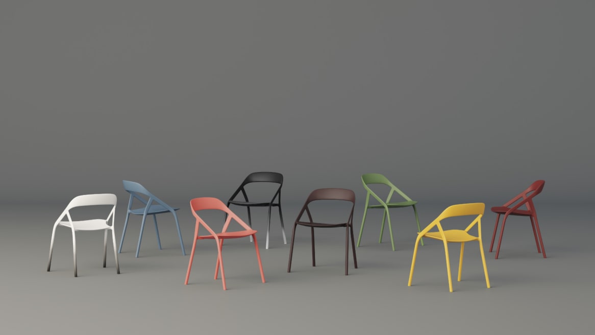 Coalesse LessThanFive Chair in eight colors