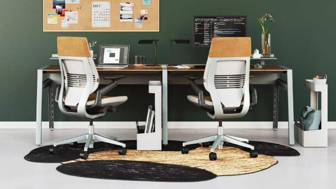 Gesture Ergonomic Office Desk Chair, Long Desk For Two Chairs