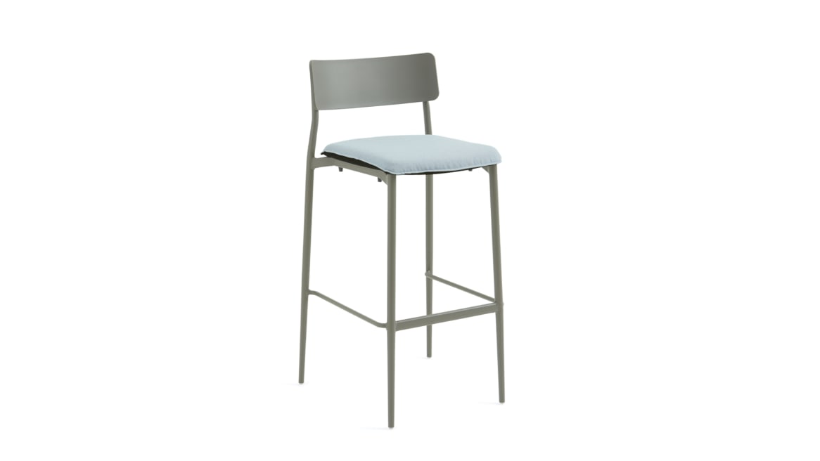 Simple Stool with Seat Cushion