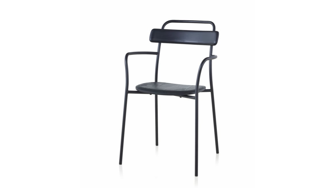 Forcina chair in a black ash color