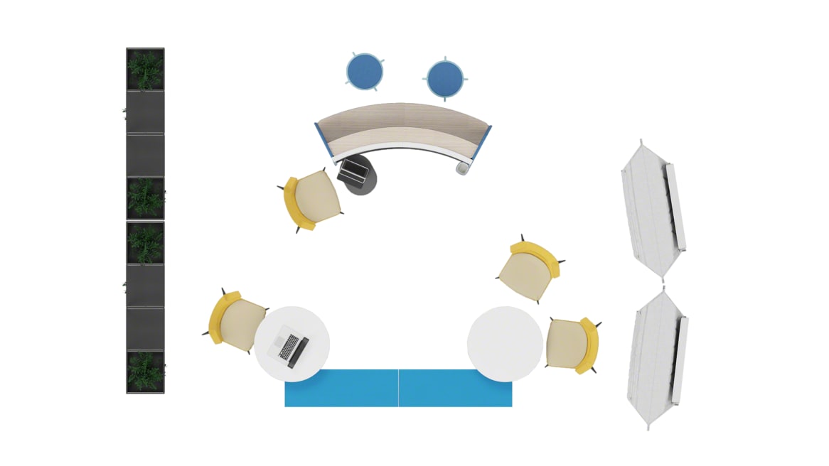 Steelcase Buoy, Orangebox Away from the Desk, Steelcase Turnstone Campfire, Steelcase B-Free Cubes