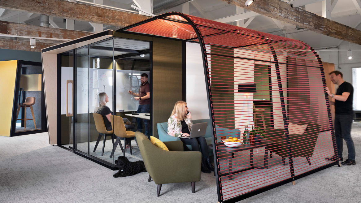 Campers & Dens in office environment