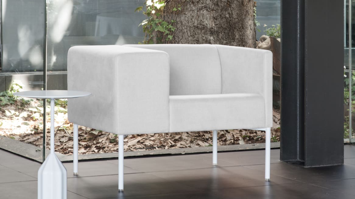 Brix Armchair with Wide Armrest