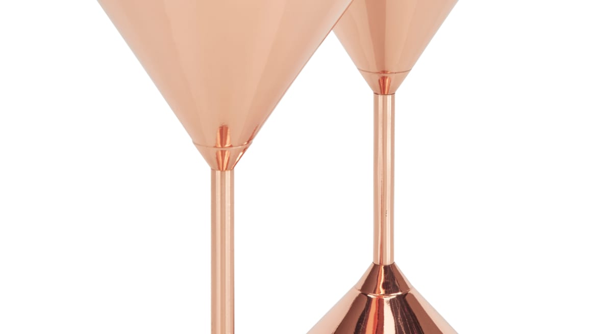 Plum Martini Glass Set 2,Case4