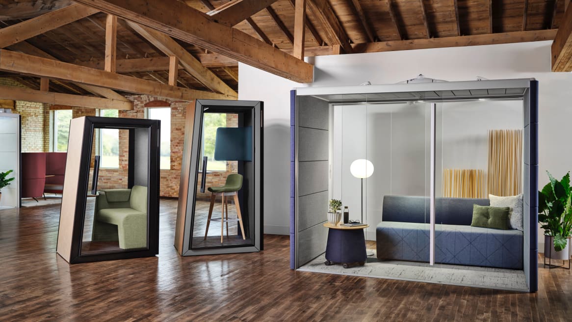 On the QT Modular Office Phone Booth & Pods - Steelcase