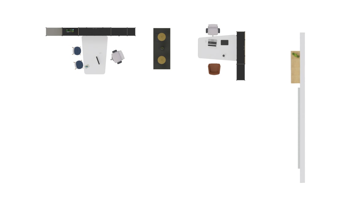 Steelcase Flex Active Frames, Think Chair, Coalesse Altzo943 Chair, Bolia C3 Armchair, Reflection Series planning idea plan
