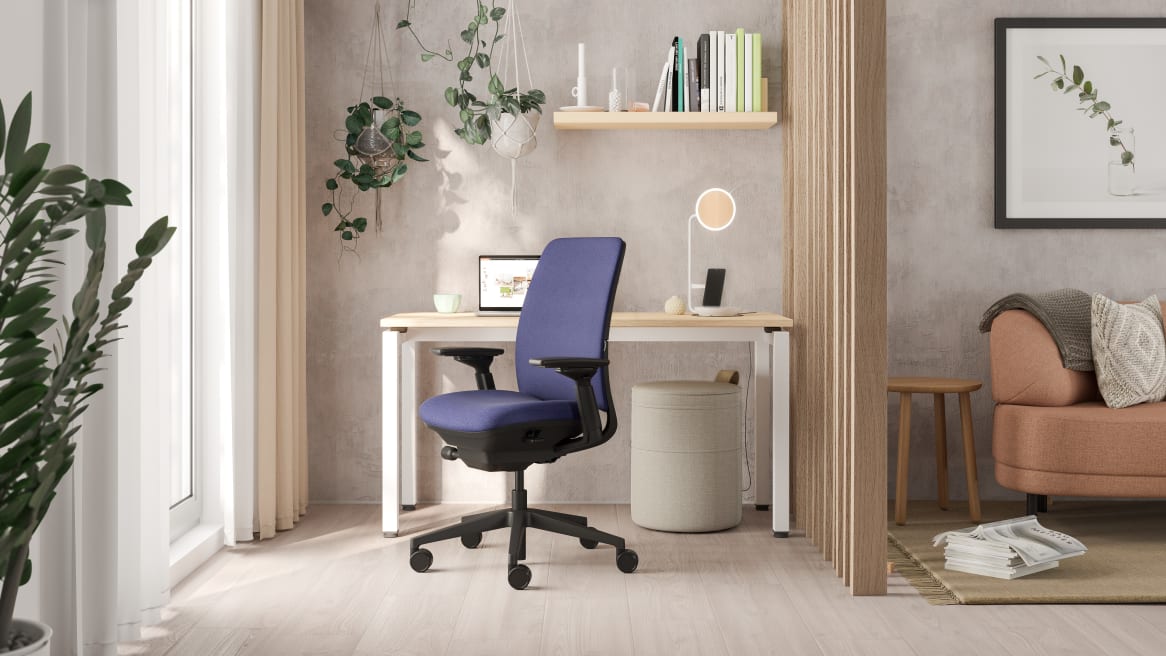 Amia office chair in home office environment