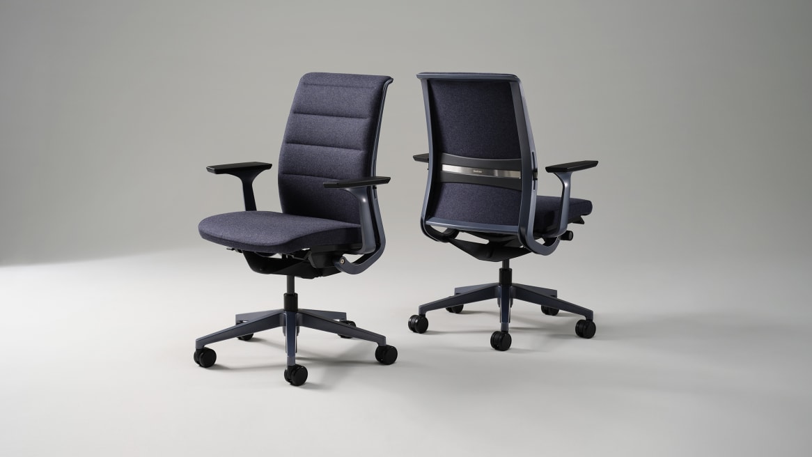 Shop Steelcase Think Drafting Stools with 3D Knit Back