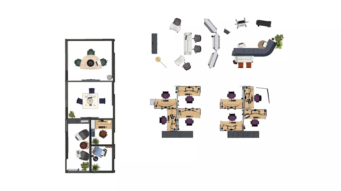 HR9YS9UB Planning idea for workplace