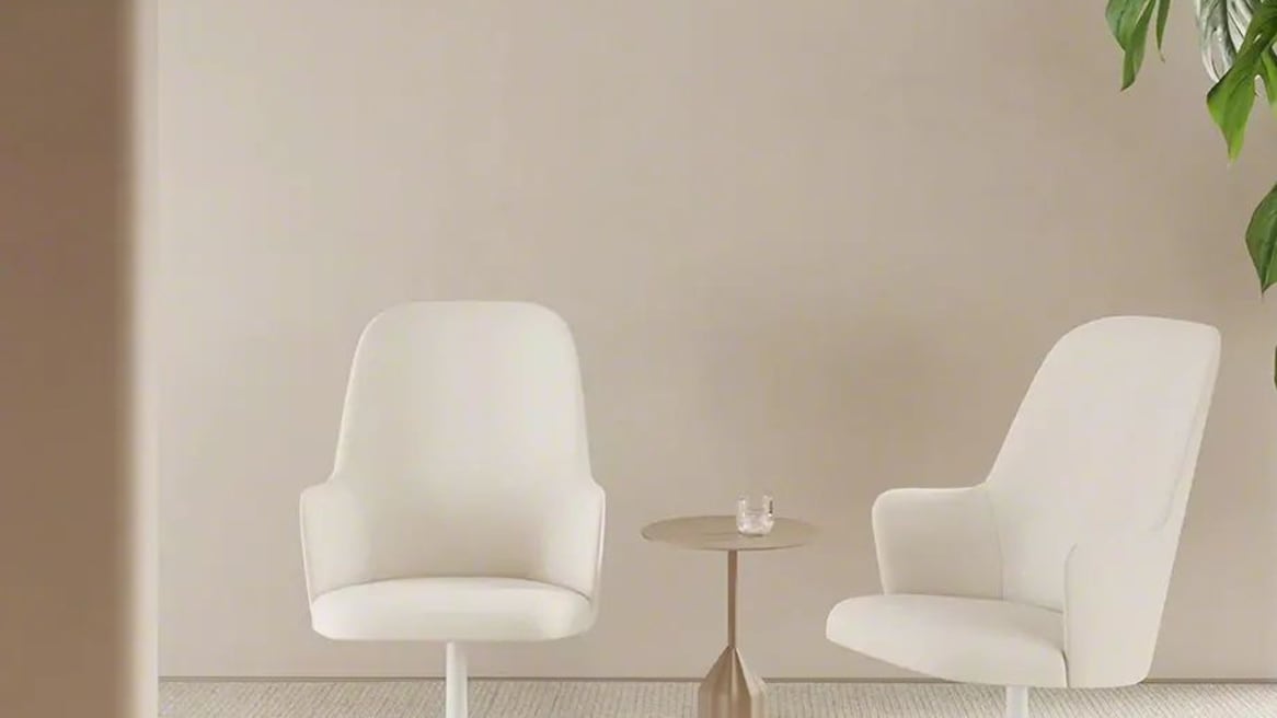 ALETA EXEC-Flat Swivel Lounge Base,Uph