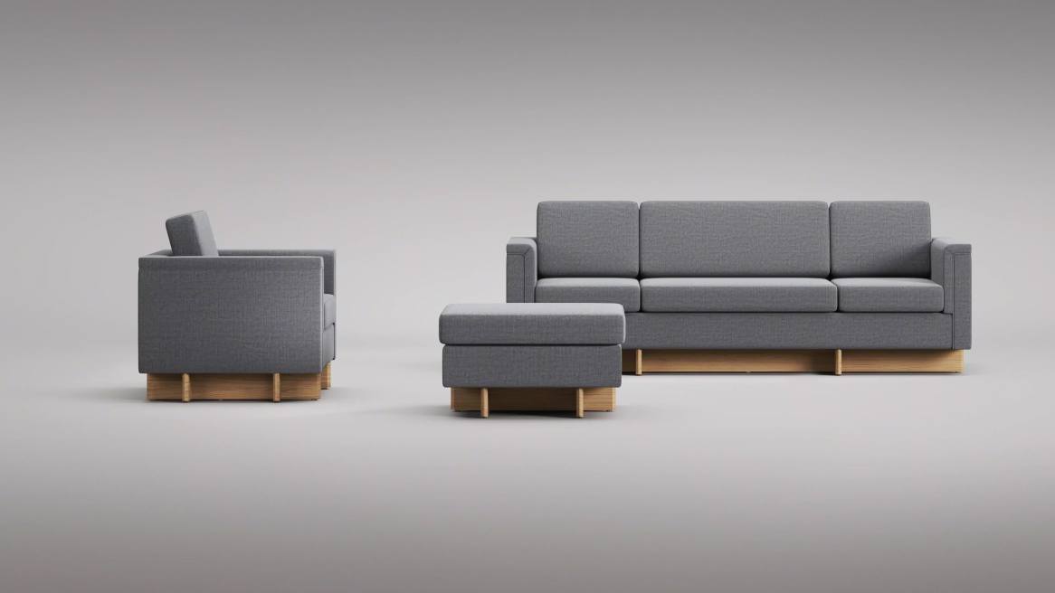 Frank Lloyd Wright Galesburg Sofa