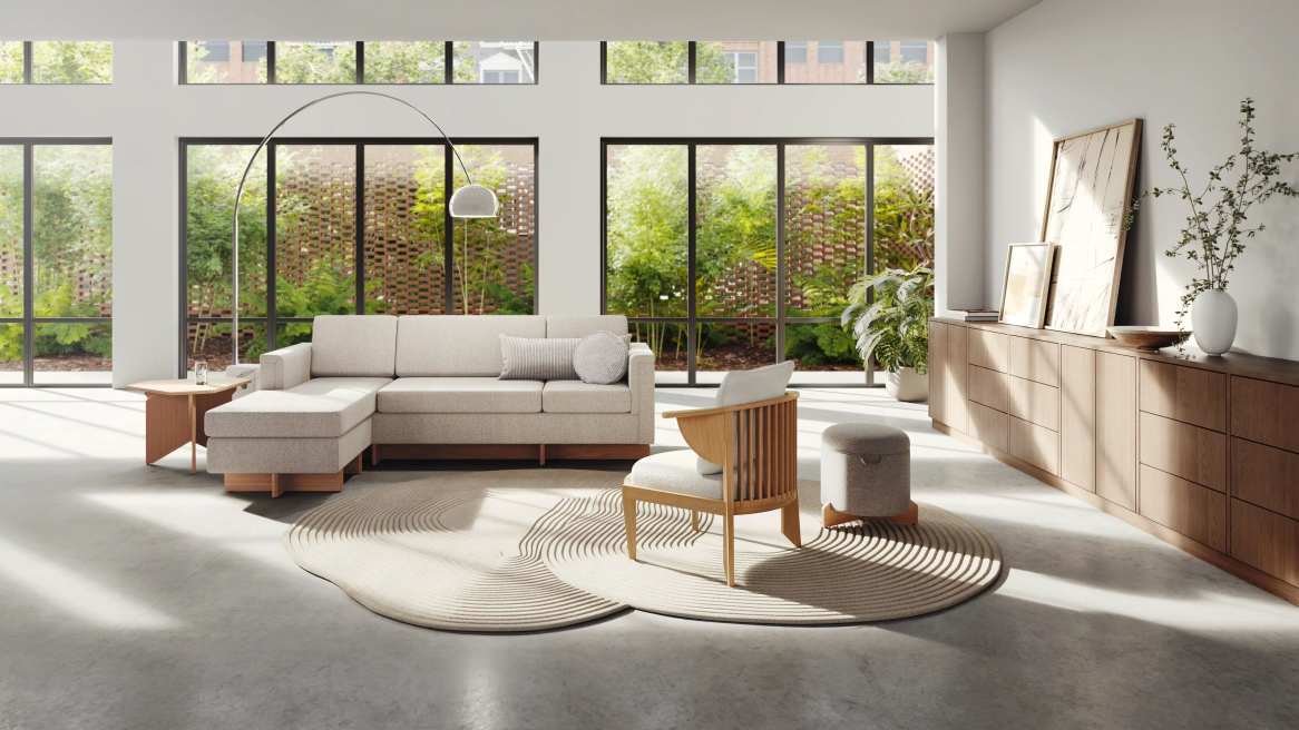 Frank Lloyd Wright Galesburg Sofa