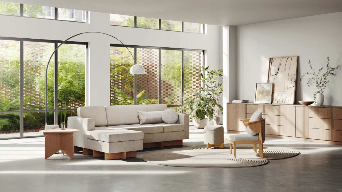 Frank Lloyd Wright Galesburg Sofa