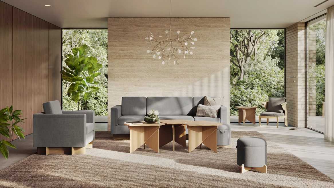 Frank Lloyd Wright Galesburg Sofa