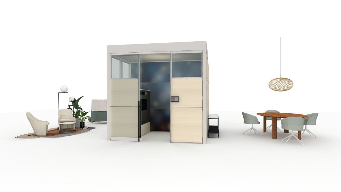 ocular, everwall, surround lounge planning idea