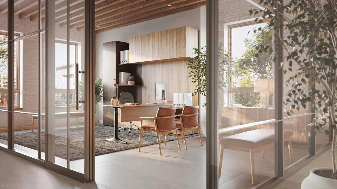 Private Office featuring West Elm Fulton