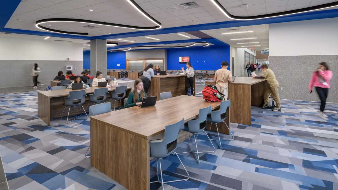 Children in a learning environment - Prosper ISD Design