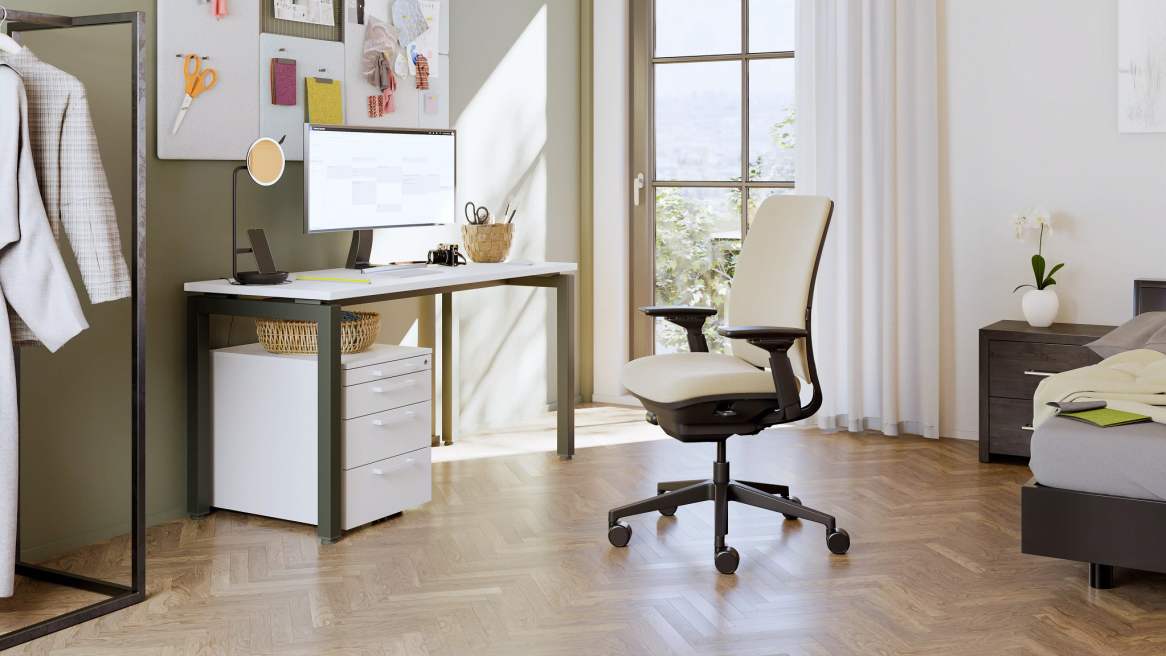 Amia Chair in a work from home environment
