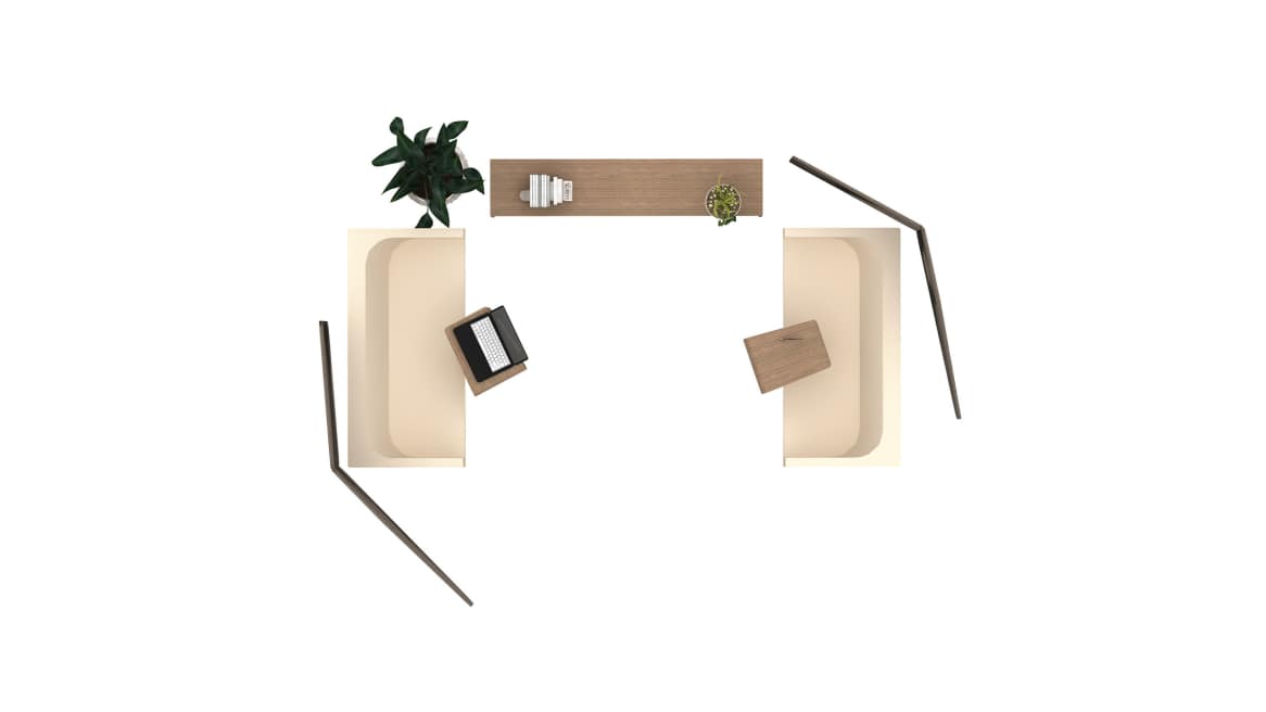 Planning idea for lounge space