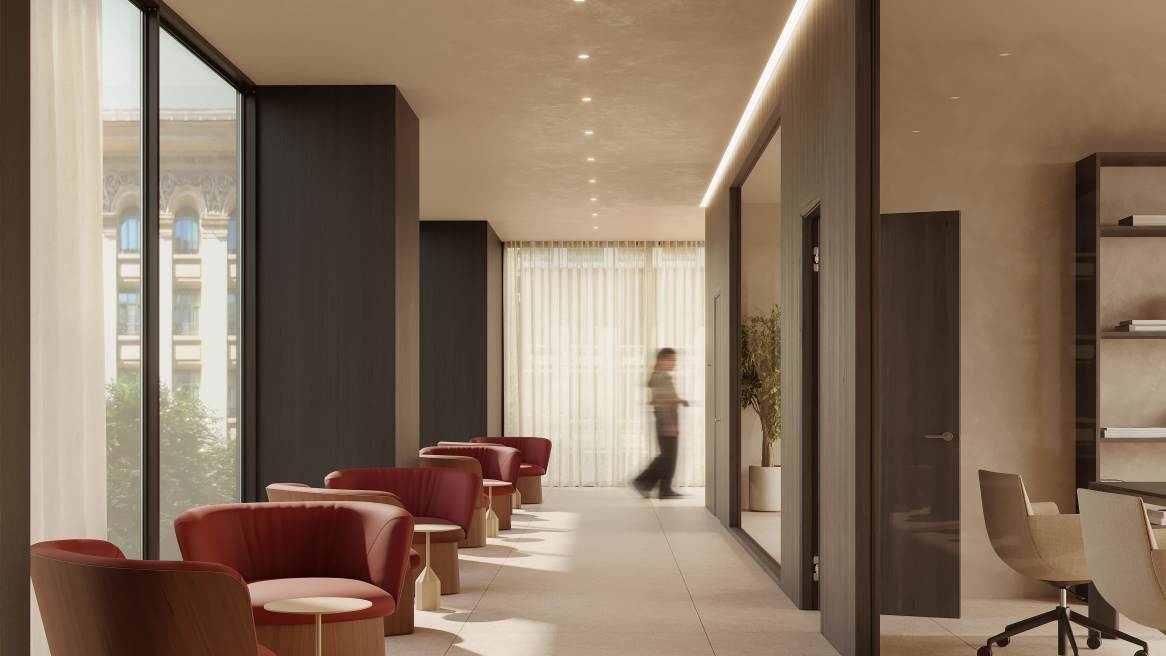 Manto Lounge Chair - Fixed Base