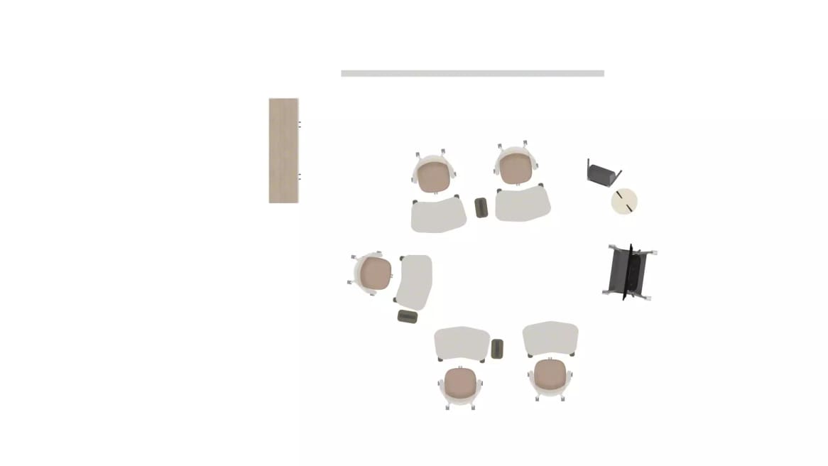 University District - Collaboration Room NZ6HX5TG planning idea