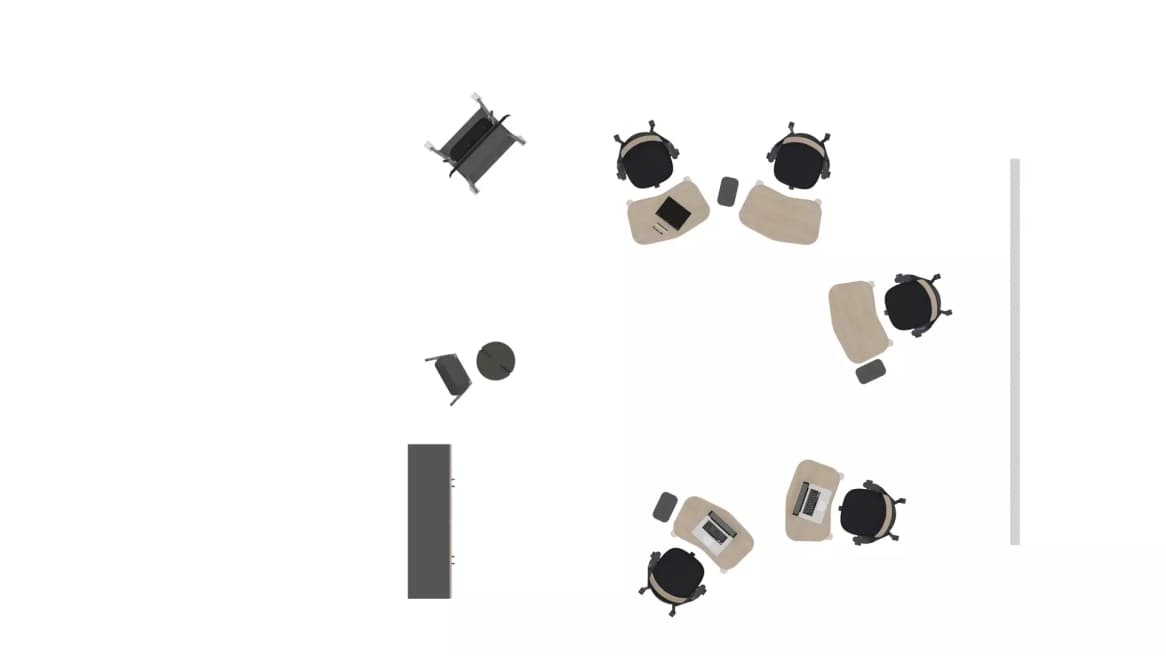 Project Spaces plan view - TH4CR8PQ planning idea