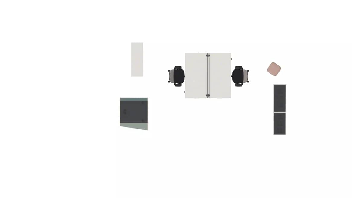 Workstations 1 plan view - DH3ZE6EK planning idea