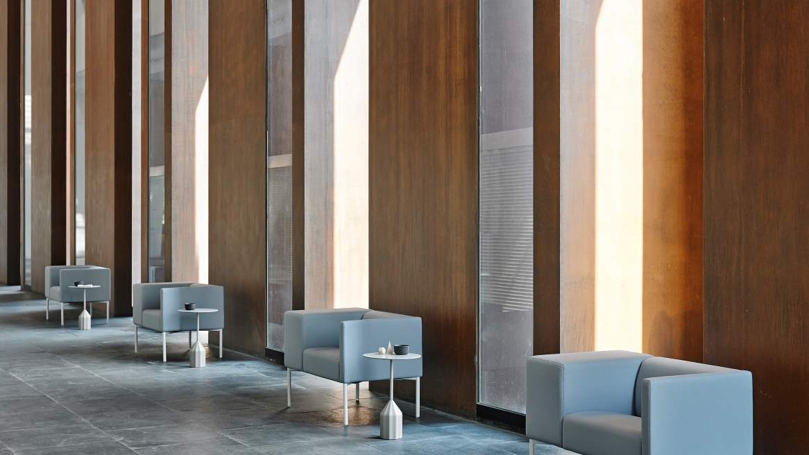 Brix Armchair with Wide Armrest