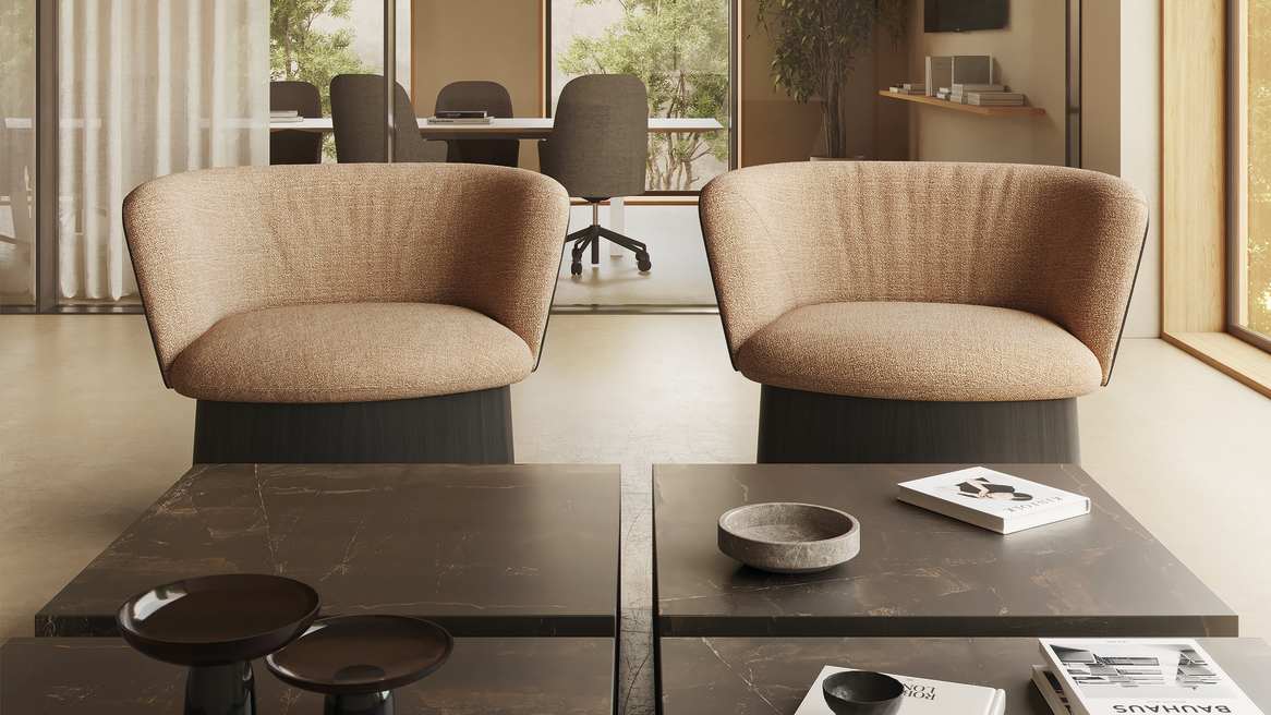 Manto Lounge Chair - Fixed Base