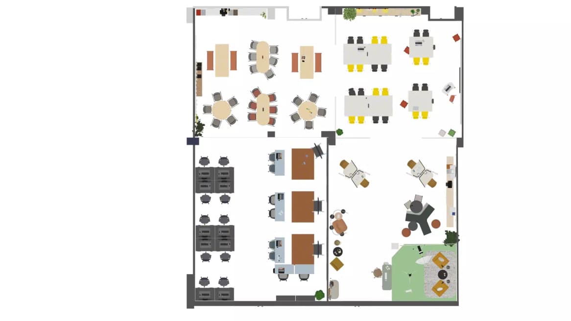 Broadcast + Immersive + Makerspace Learning Space - Planning Idea XA6NP8CB plan image