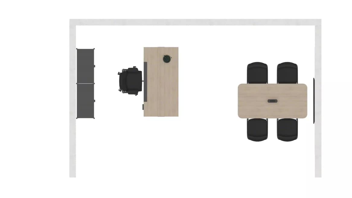 Private Focus Office - Planning Idea VY6EV5RP Plan image