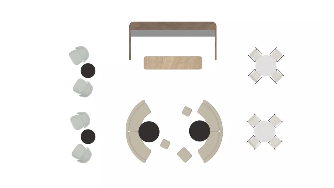 Social Recharge Space - Planning Idea AC8PA9FM plan image