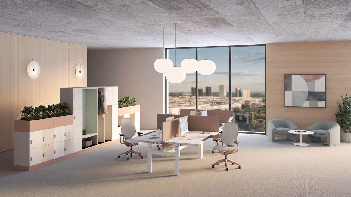 Steelcase Divisio Acoustic Screen In office environment