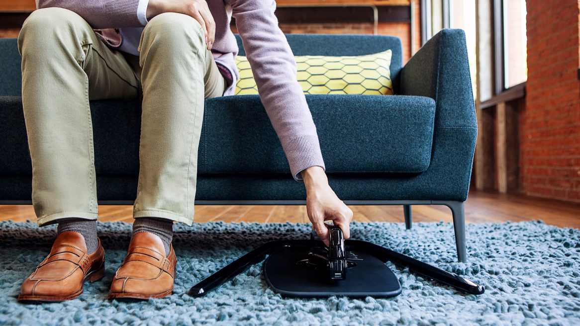 Coalesse Free Stand Table in office environment