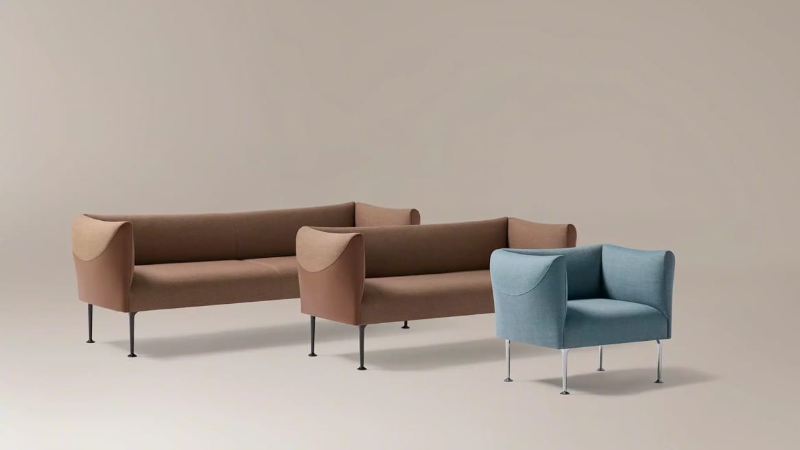 Viccarbe Missiva Seating in Studio environment