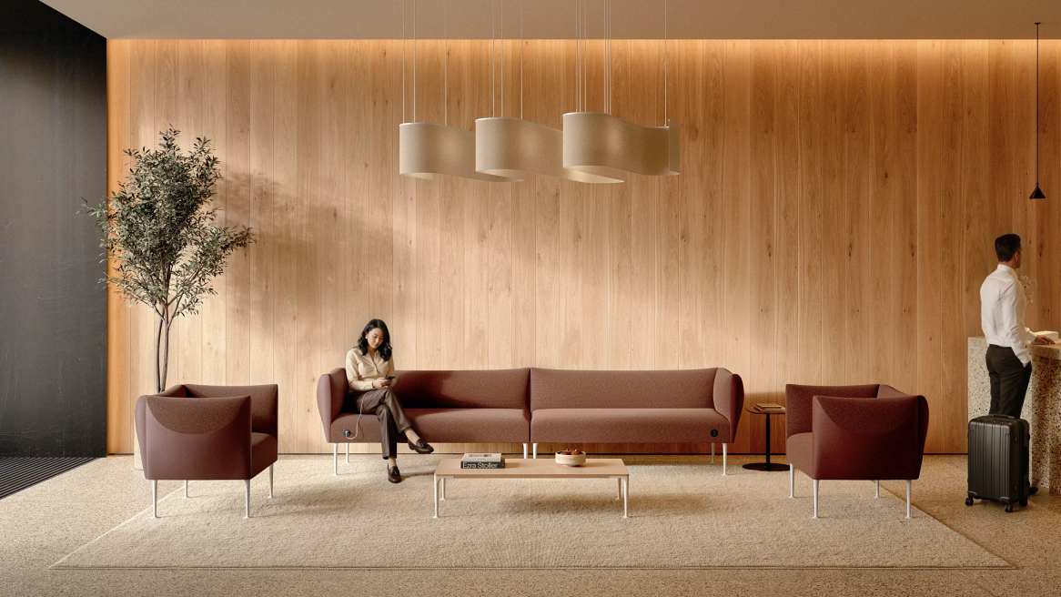 Viccarbe Missiva Seating in Lounge environment