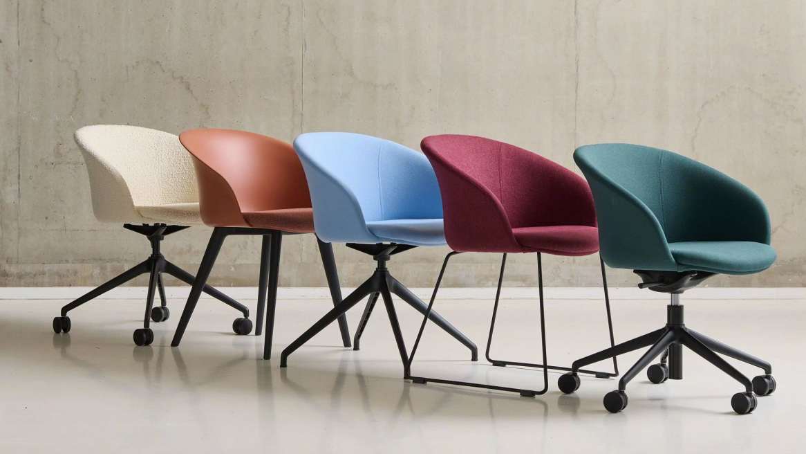 Orangebox Caro Conference Chairs in studio environment